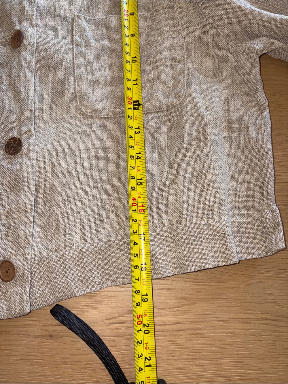 Vintage Gap 100% Linen Mandarin Collar Jacket - Picture 9 of 9